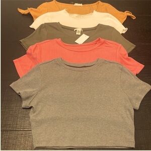 Five tops , size small